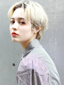 【La fith】 パールホワイトベージュ×前髪なしショー - La fith hair santie 広島駅前店掲載