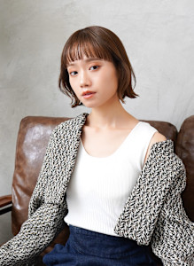 【La fith】ぱつっとボブ×オン眉 - La fith hair santie 広島駅前店掲載