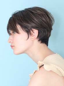 ショート・ボブ/白髪ぼかし/ハイライト/絶壁解消/40代