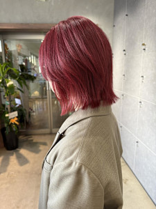 ボルドー/レッド/ダブルカラー/顔周りレイヤー - ungu GALLERY掲載