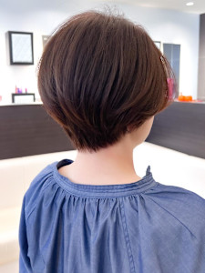 丸みショートボブ