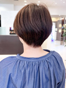 丸みショートボブ