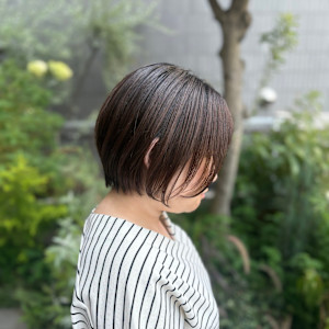 ショートカット　丸みショート　