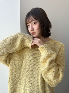 大人ボブ/ナチュラル/前髪あり/柔らか質感