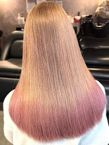 《巴結生》ミルクティーベージュ/裾カラー/大宮