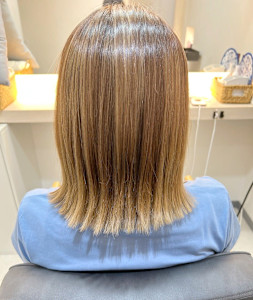 【艶髪】髪質改善メテオカラー、カット