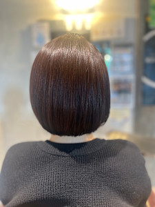 ◆ 髪質改善で叶える、丸みショート