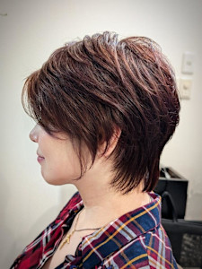 ふんわり動く大人レイヤーショート