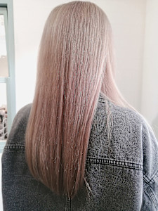 ブリーチあり◎ピンクベージュ