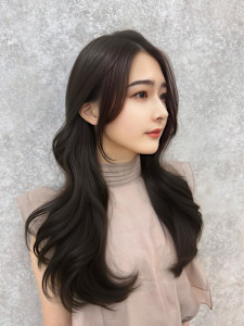 ミディアム/暗めカラー/デザインカラー/フェイスフレーミング - Lovis掲載