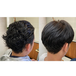 "地毛風"アイロン不使用の弱酸性縮毛矯正『エアーストレート』