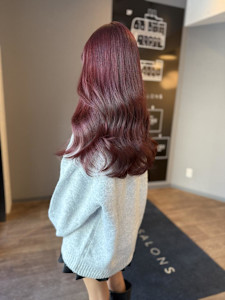 ブリーチなし秋のこっくりピンク - ao. 渋谷/表参道 ダブルカラー・ハイトーン・髪質改善【アオ】掲載