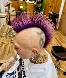 グラデーションモヒカン