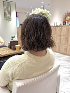 ボブパーマ/ウェーブパーマ/ミニボブ 20代30代