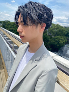 渋谷駅/学割U24/メンズサロン/フェザーパーマ