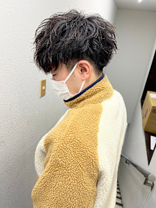 渋谷駅/学割U24/メンズサロン/フェザーパーマ