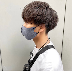 渋谷駅/学割U24/メンズサロン/フェザーパーマ