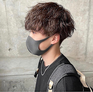 渋谷駅/学割U24/メンズサロン/フェザーパーマ