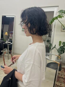 【BOW style】前上がりボブパーマ