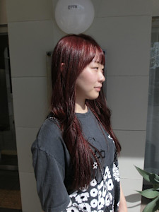 ボルドーカラー