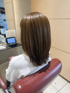 オリーブベージュのくびれレイヤー