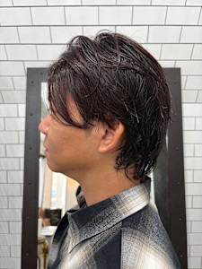 無造作感+キメすぎない抜け感パーマ