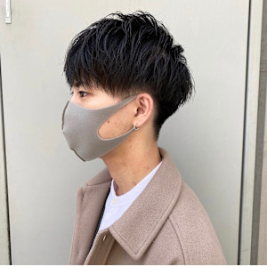 渋谷駅/学割U24/メンズサロン/フェザーパーマ