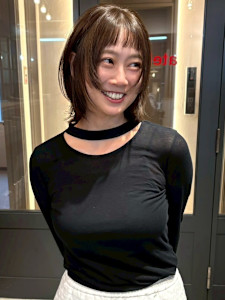 ボブレイヤー 顔周りカット 艶髪 アッシュ 前髪カット  - atelier.神戸三宮店【アトリエ】掲載