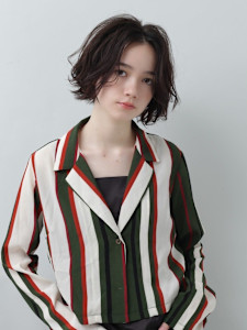 ショートボブ/センターパート/無造作ボブ - ヘアーサロン ソシエ 松戸店掲載