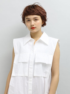 マッシュショート/ピンクブラウン - ヘアーサロン ソシエ 西武所沢店掲載