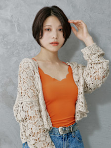 大人かわいい/ショートボブ - ヘアーサロン ソシエ 海老名店掲載