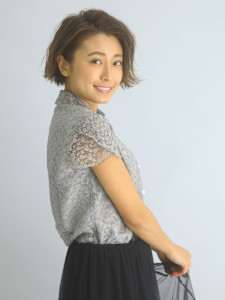 透明感/アッシュカラー/外ハネボブ - ヘアーサロン ソシエ 海老名店掲載