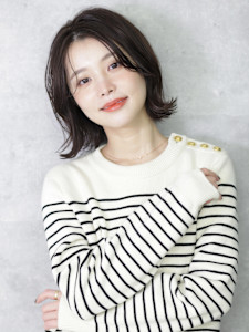 センターパート/外はねボブ - ヘアーサロン ソシエ 上大岡店掲載