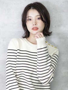 センターパート/外はねボブ - ヘアーサロン ソシエ 生駒店掲載