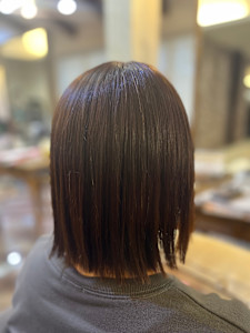 切りっぱなしボブ