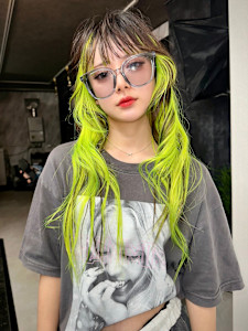 Palette 難波 ボブレイヤーカット/ウルフカット/ケアブリーチ/ダブルカラー(パレット ナンバ ボブレイヤーカット ウルフカット ケアブリーチ ダブルカラー)