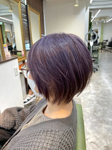 髪質改善/透明感カラー/顔まわりレイヤー/カット/韓国/前髪