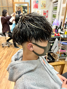 ナチュラルツイストパーマハイライト