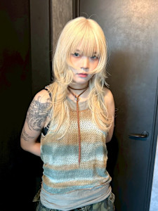 ブロンド　ケアブリーチ　ブリーチカラー　表参道/原宿