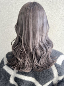 チャコールグレー/ゆるふわミディアム/ネイビー