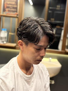 メンズ　パーマ　ビジネス　シチサン