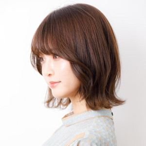 山村/くびれボブ/外ハネボブ/小顔くびれヘア/ストカールボブ