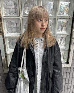 【透明感×グレージュ】柔らかい“くすみカラー”