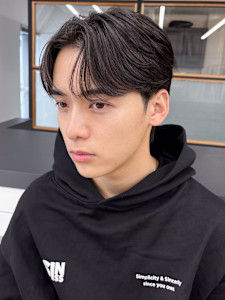 メンズパーマ◎韓国風マッシュニュアンスパーマダウンパーマ