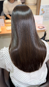 プレミアム髪質改善トリートメント+透明感カラー+カット