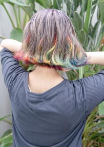 ボブのレインボーカラー【飯田淳平】Re:ta Hair