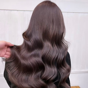 ラベンダーピンクブラウン/ヨシンモリ/髪質改善