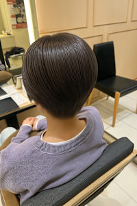 ダブルカラー×グレージュ