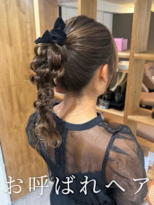 ヘアセット/ヘアアレンジ/お呼ばれヘア/ドレスヘア