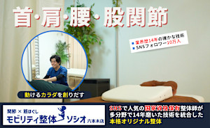 関節×筋ほぐし モビリティ整体ソシオ 六本木店(カンセツ キンホグシ モビリティセイタイソシオ ロッポンギテン)